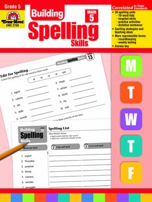 cover image of Building Spelling Skills Daily Practice